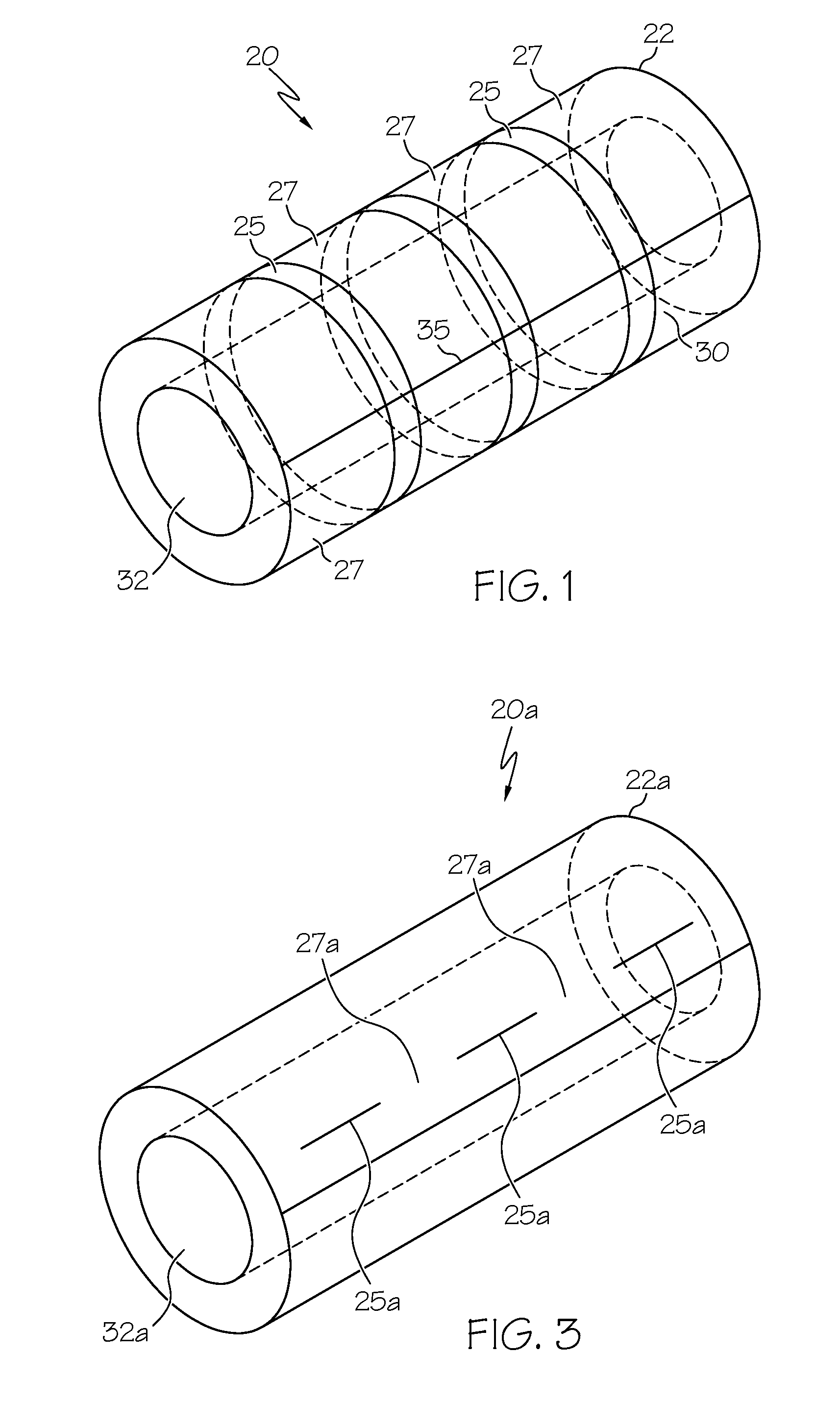 Sintered ring supported vascular graft