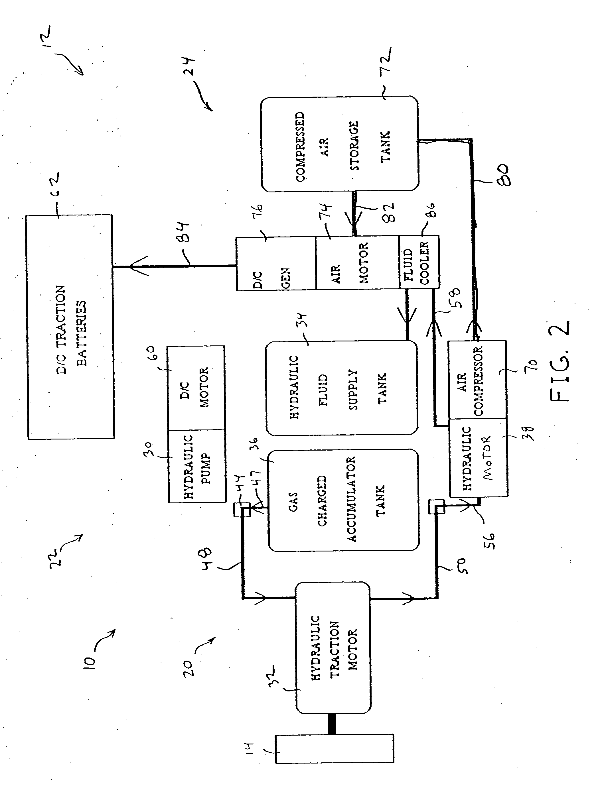 Vehicle system to recapture kinetic energy