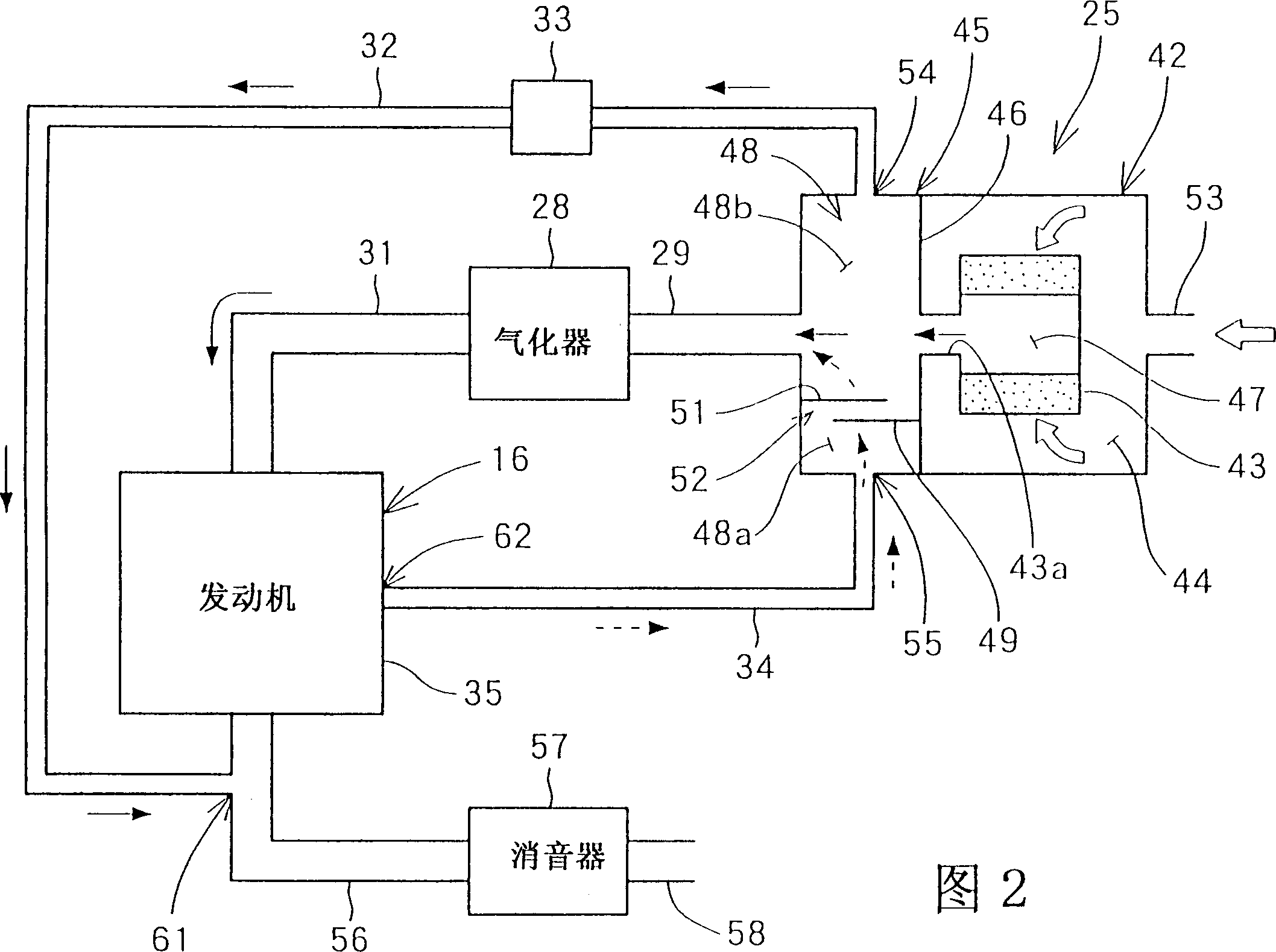 Air filter for motor driving bicycle