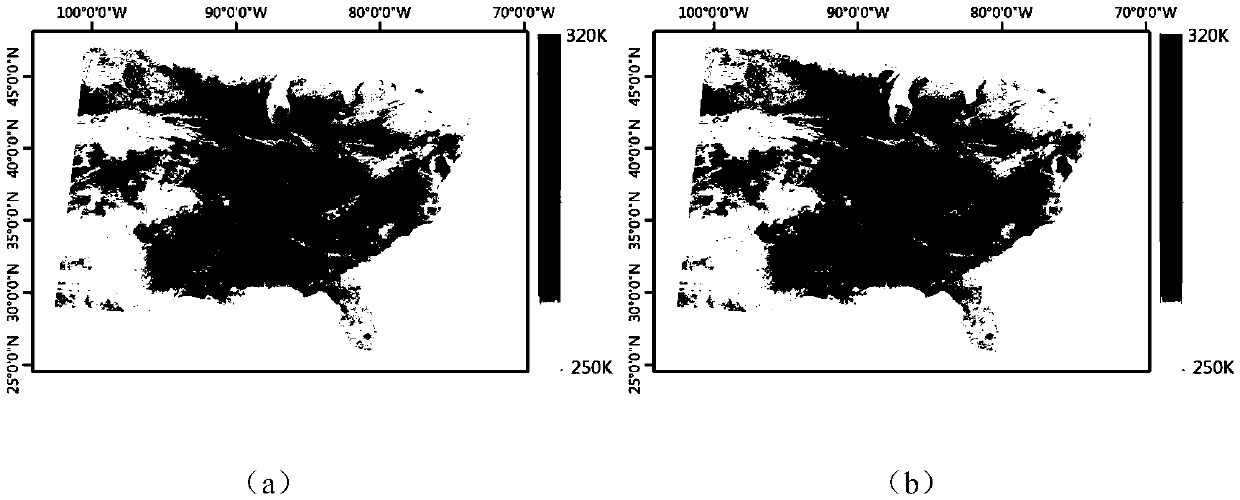 Method for correcting angular effect of remote sensing surface temperature product