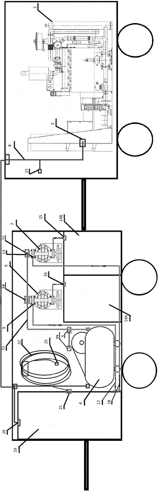 Trailer type polymer grouting system