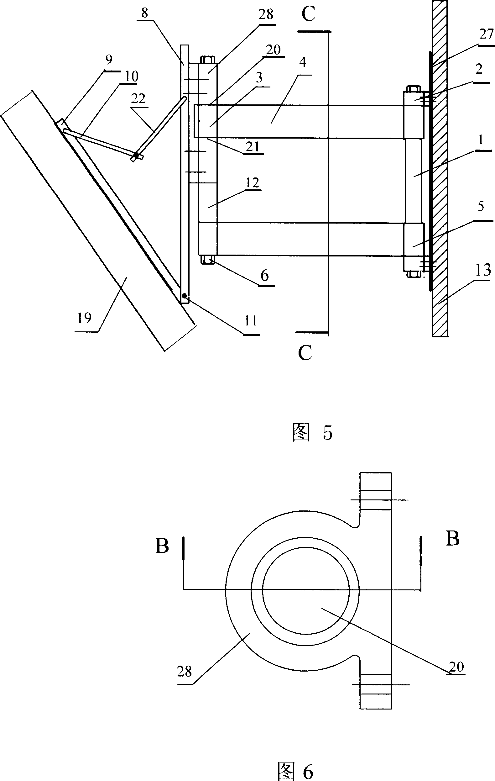 High position wall type hanger for liquid crystal TV and computer display