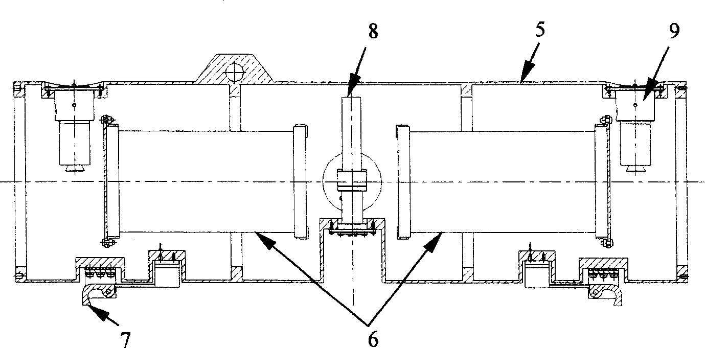 Underwater self-navigating platform mechanical system