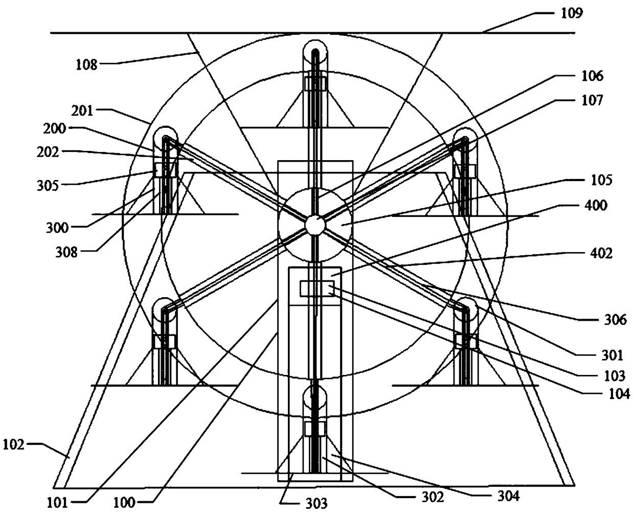 Electric automobile stereoscopic storage device capable of automatically charging electric automobiles