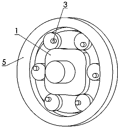 High-level variable elliptic swing movable tooth transmission device