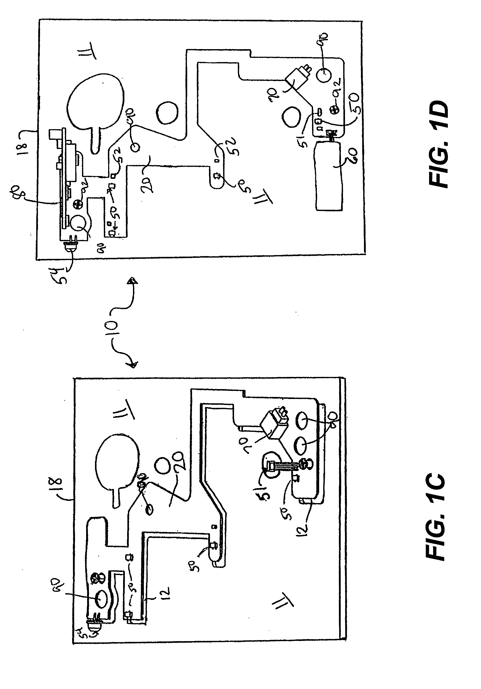 Locking device with embedded circuit board