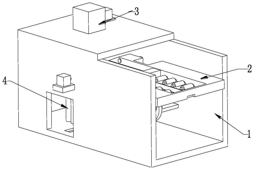 A kind of printed circuit board base material processing device and processing method