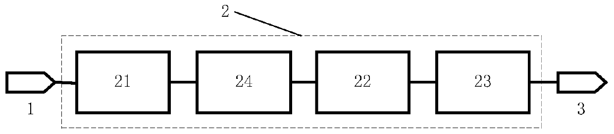 Voltage type collision detection circuit