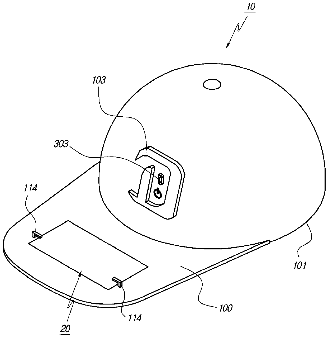 Stylish cap having LED module