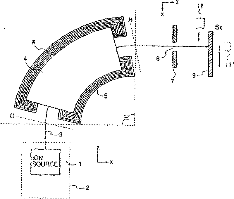 Mass analyzing magnet for broadband ion beam and implanter system