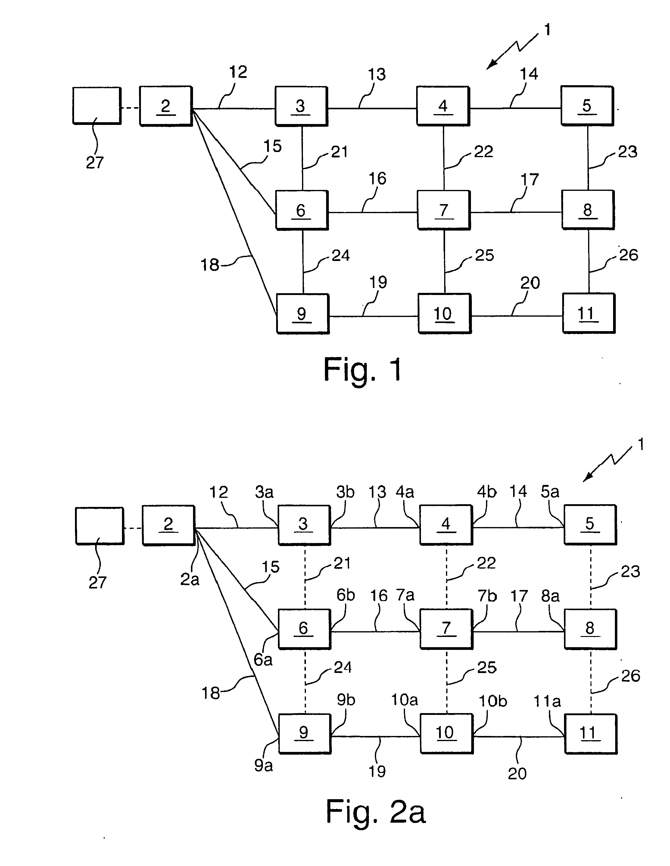 Method for protecting a network configuration set up by a spanning tree protocol