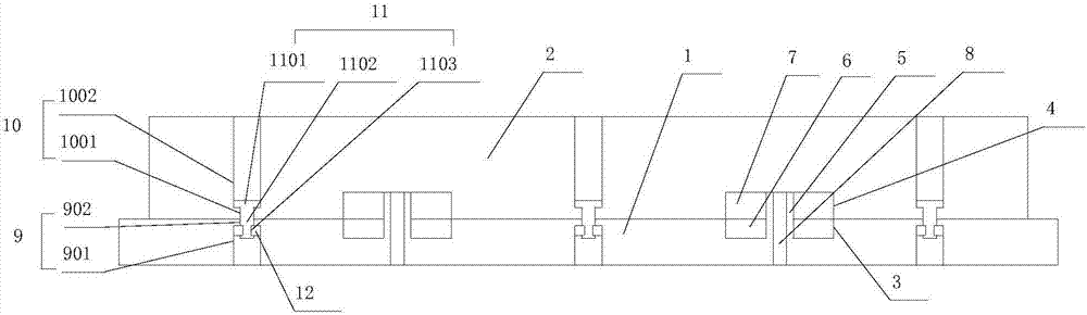 Low-noise alarming disc type brake pad