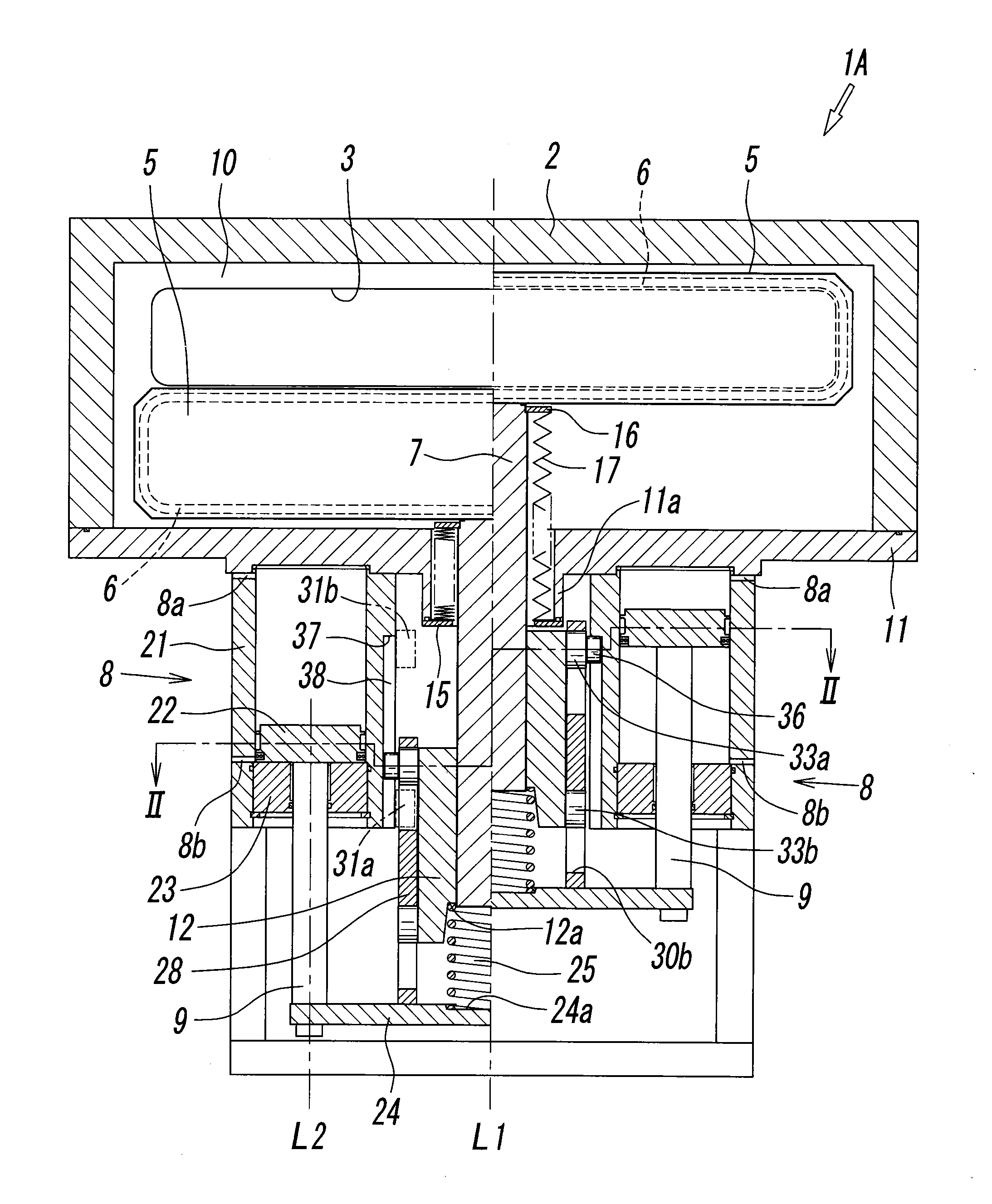 Non-sliding gate valve