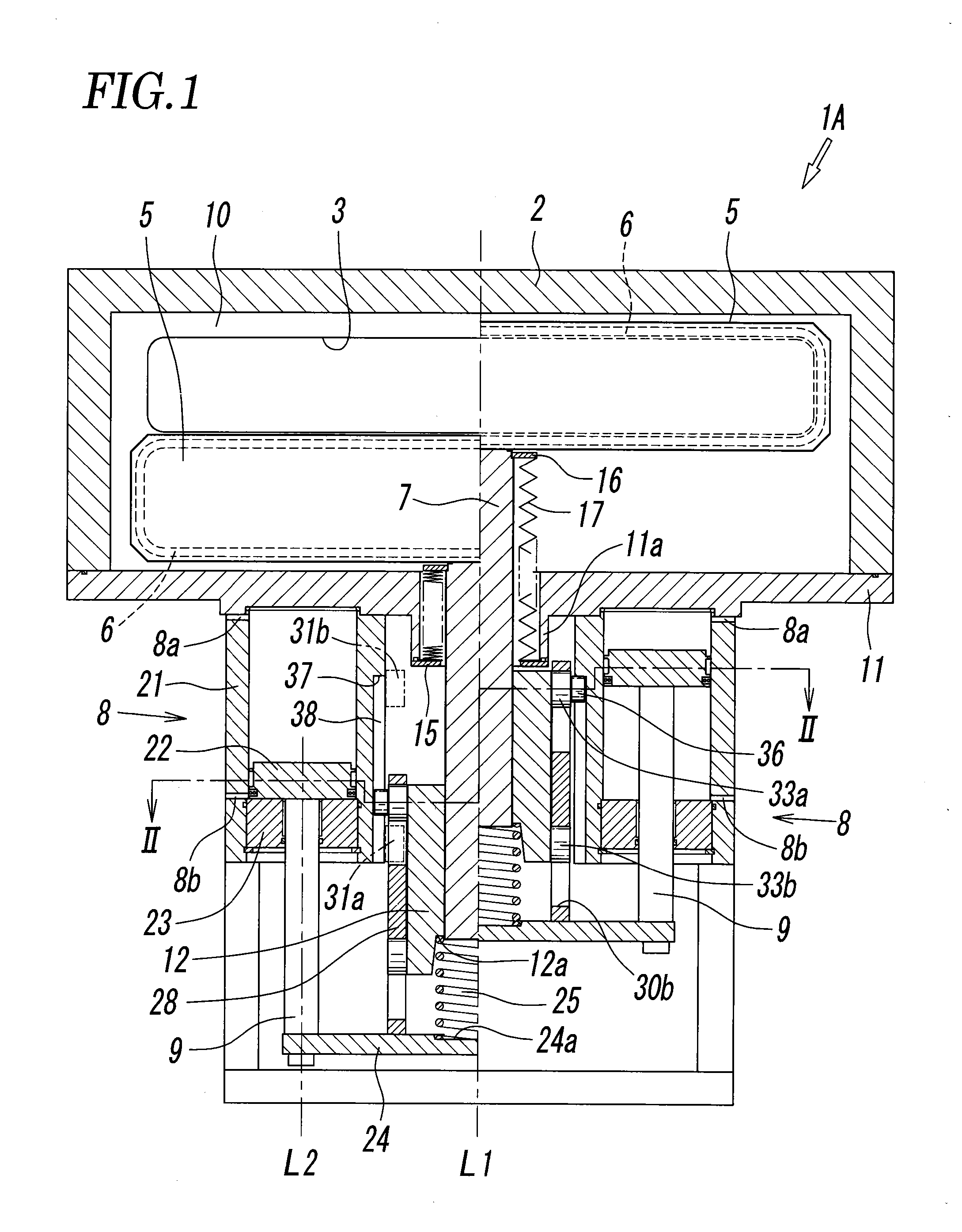 Non-sliding gate valve