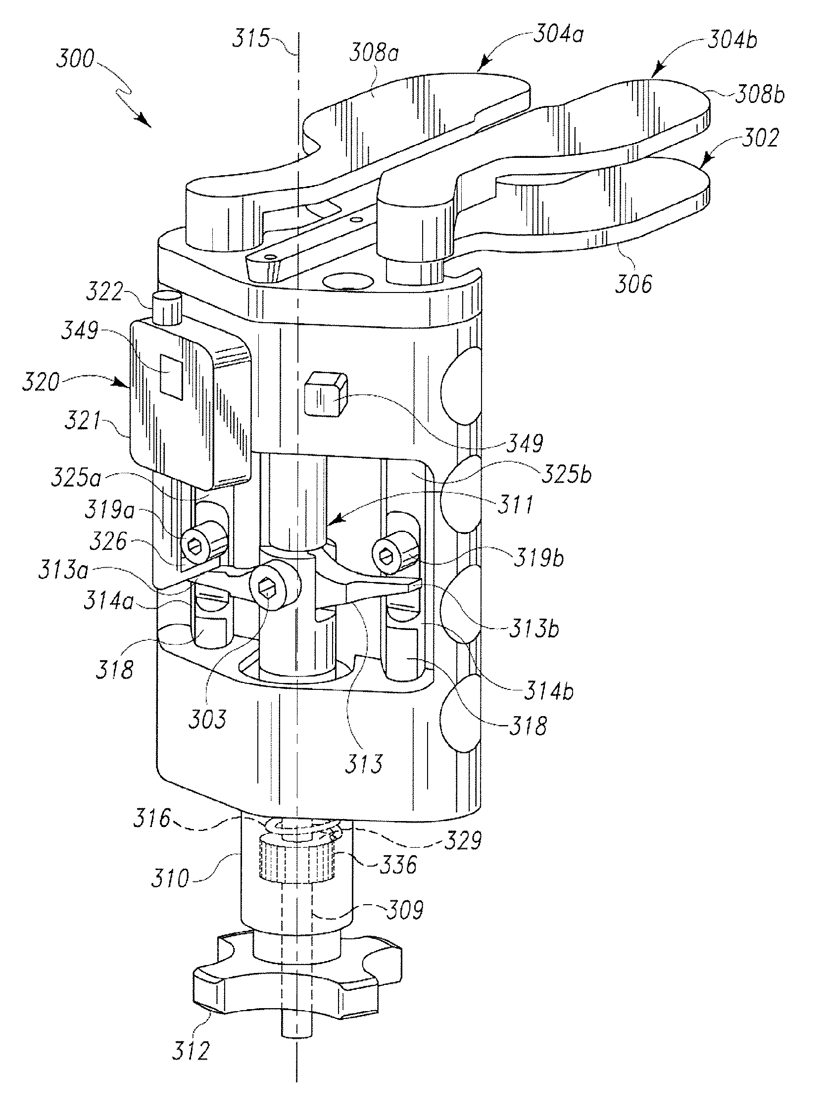 Tensor for use in surgical navigation