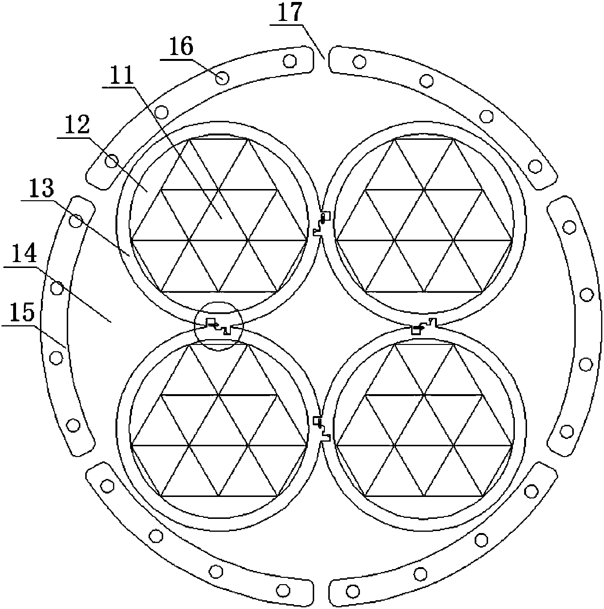 Photoelectric composite medium-voltage fireproof lock type cable