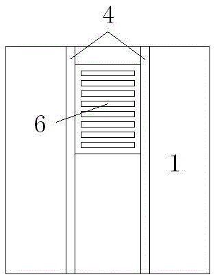 A sheet pile quay wall structure with reinforced rib beams and wave mitigation measures