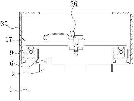 Laser cutting device with workpiece positioning function