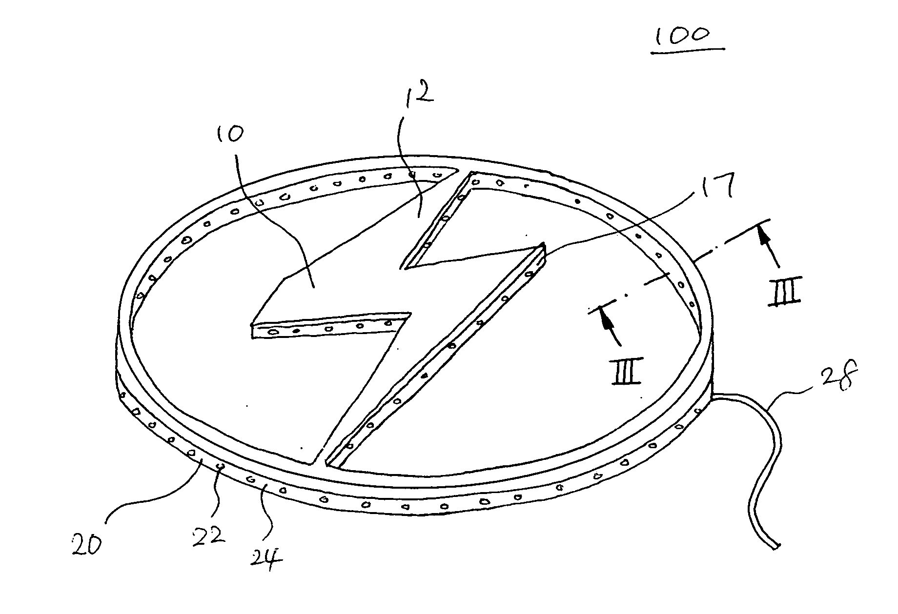 Illuminated exterior decorative device