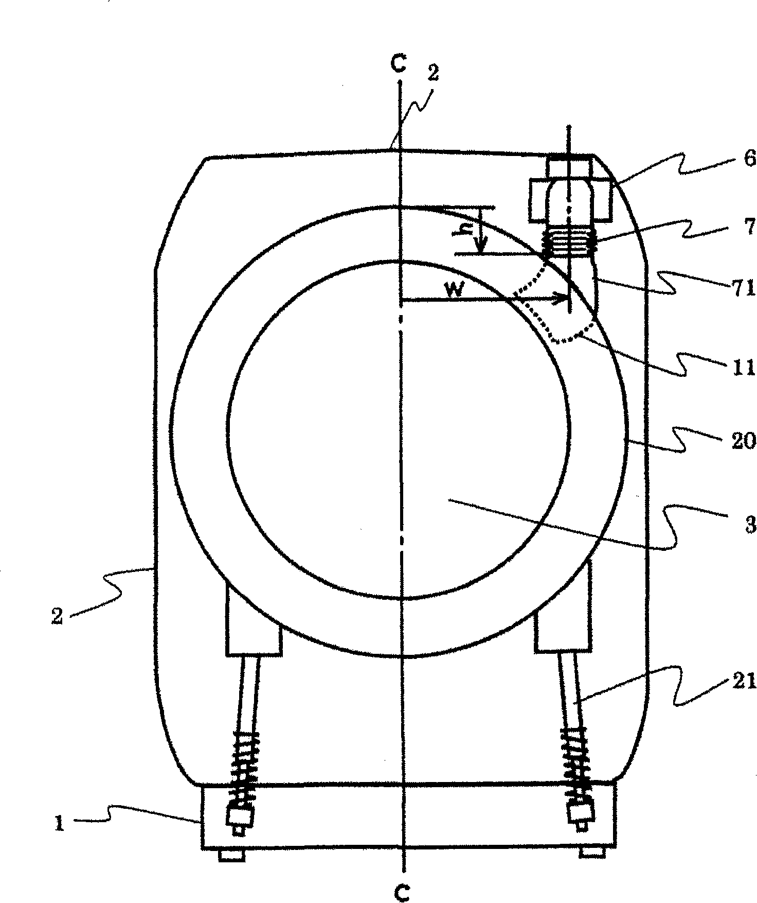 Drum type washing drier