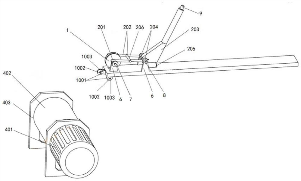 Molybdenum wire winding device and winding equipment