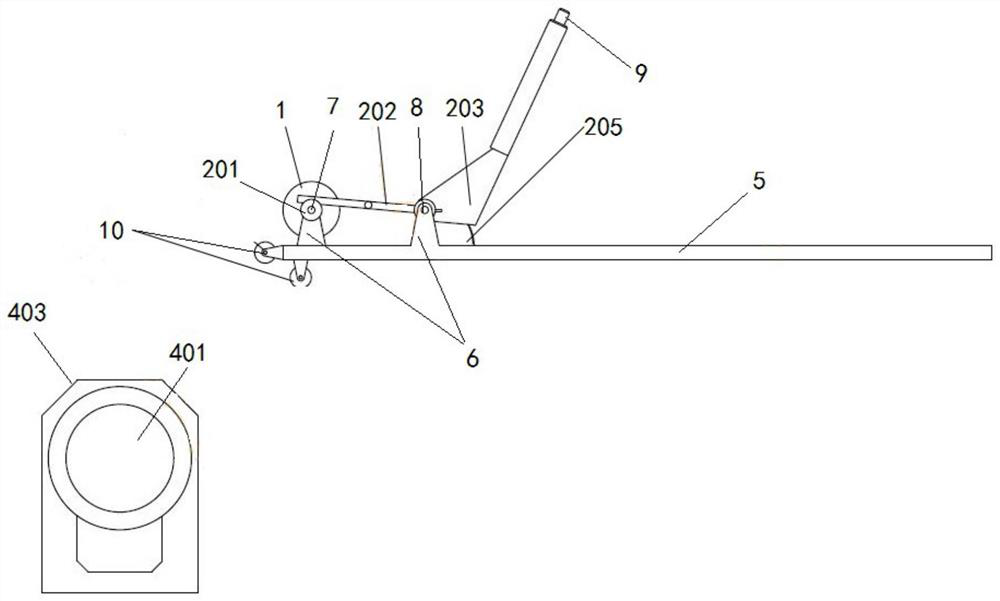 Molybdenum wire winding device and winding equipment