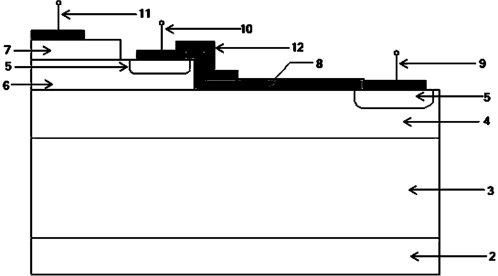 LBJT (Lateral Bipolar Junction Transistor) containing field plate structure