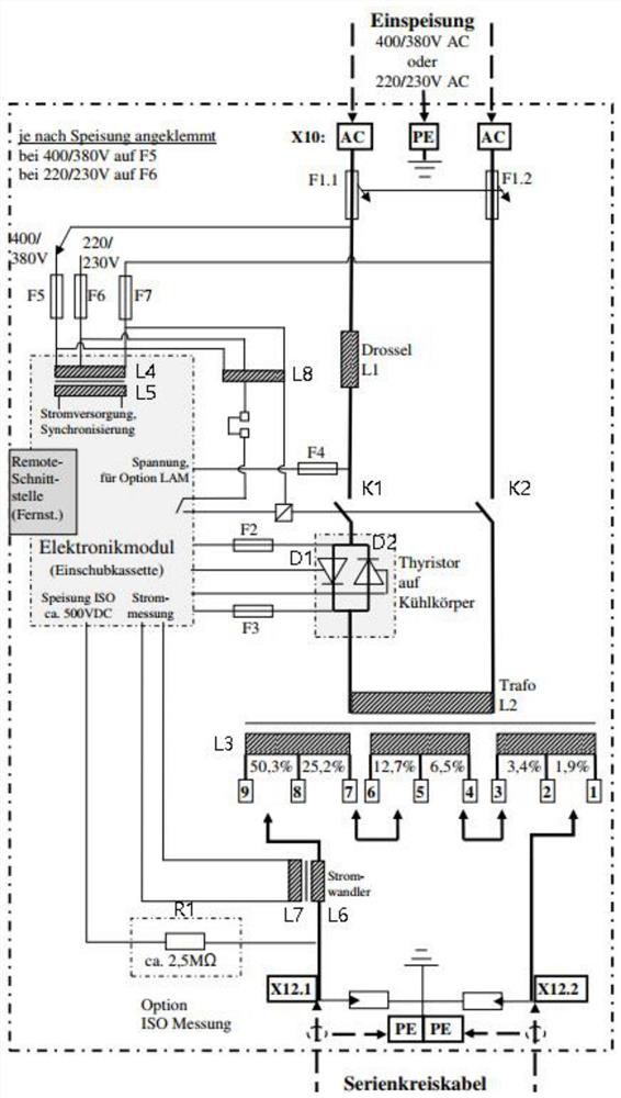 Chopping wave type constant-current dimmer