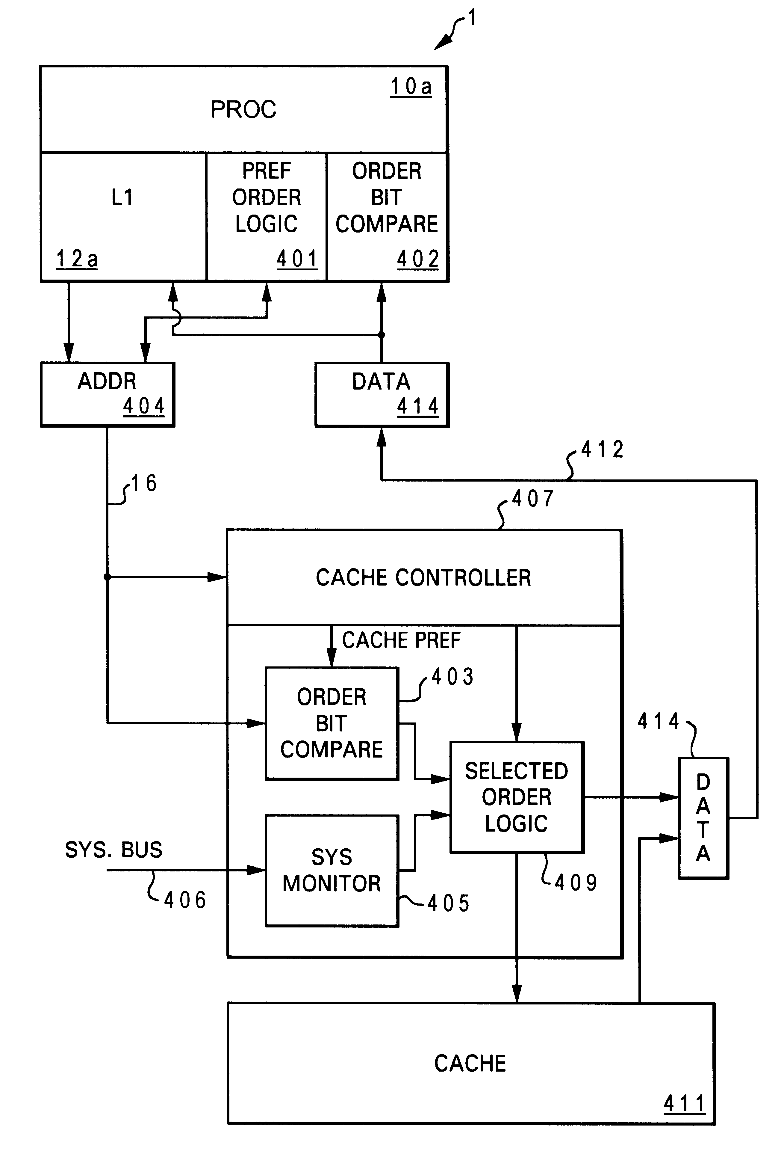 System bus read data transfers with bus utilization based data ordering