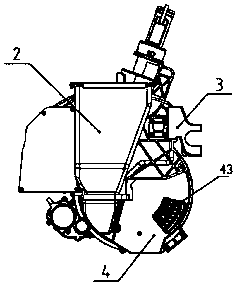 Intelligent electric-driven and pneumatic-type wide seedling strip wheat precision and uniformity seed-metering device