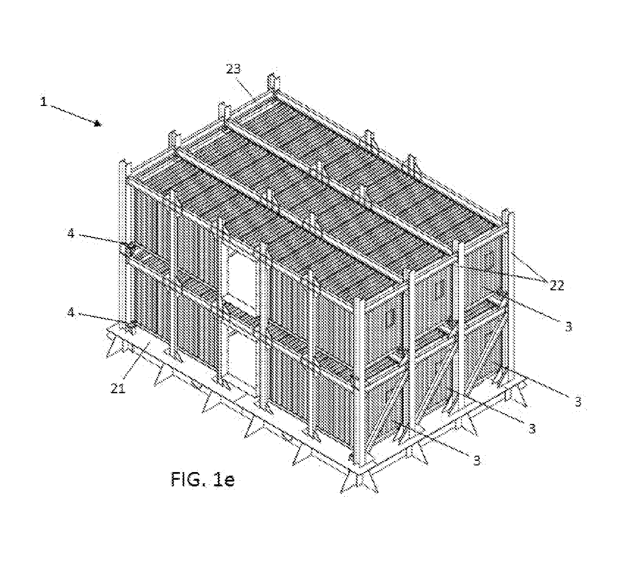 System and method for constructing habitable installations for floating structures