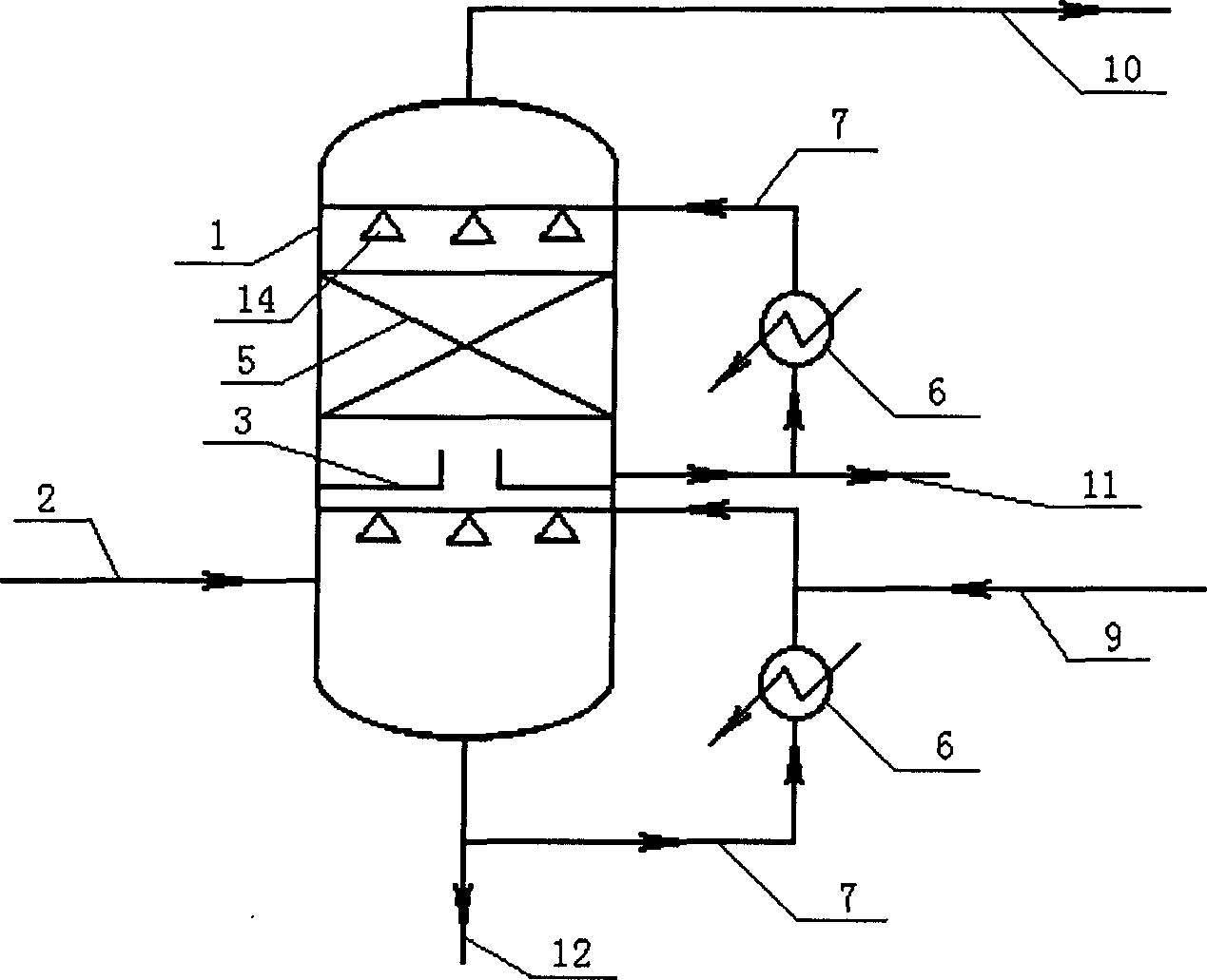 Quench process for raising recovery of acrylonitrile