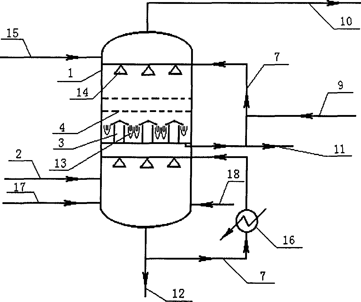 Quench process for raising recovery of acrylonitrile