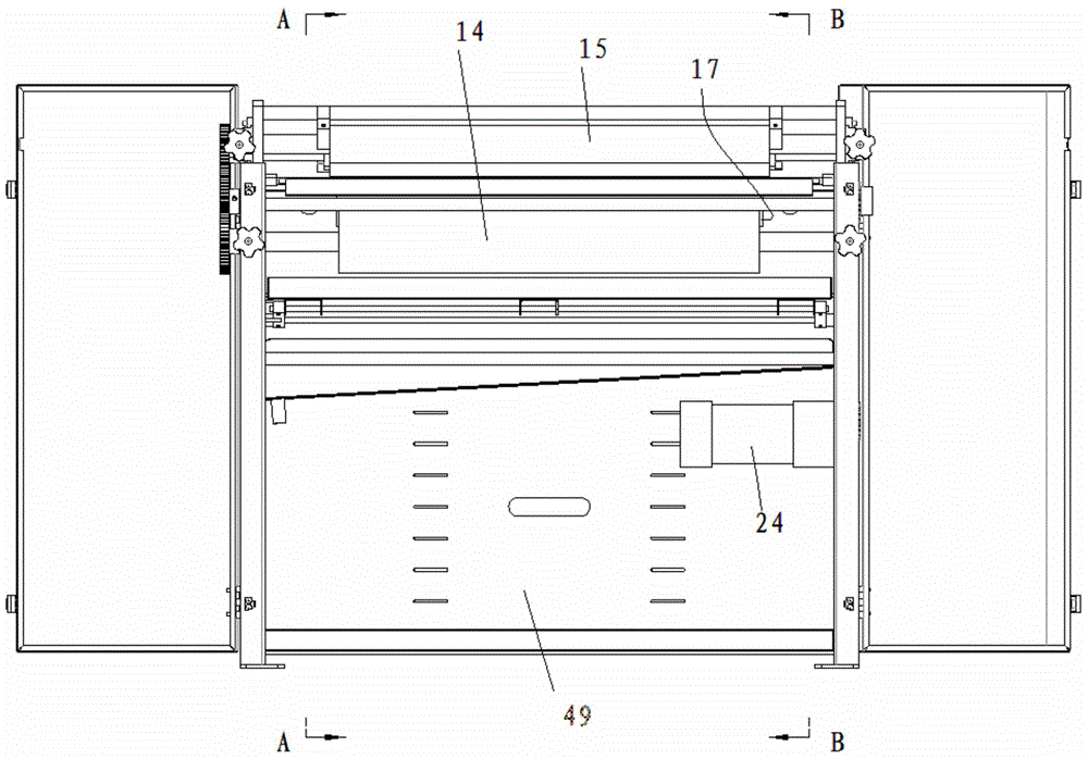 Photo album inner core sheet double-faced gluing treatment system and treatment method