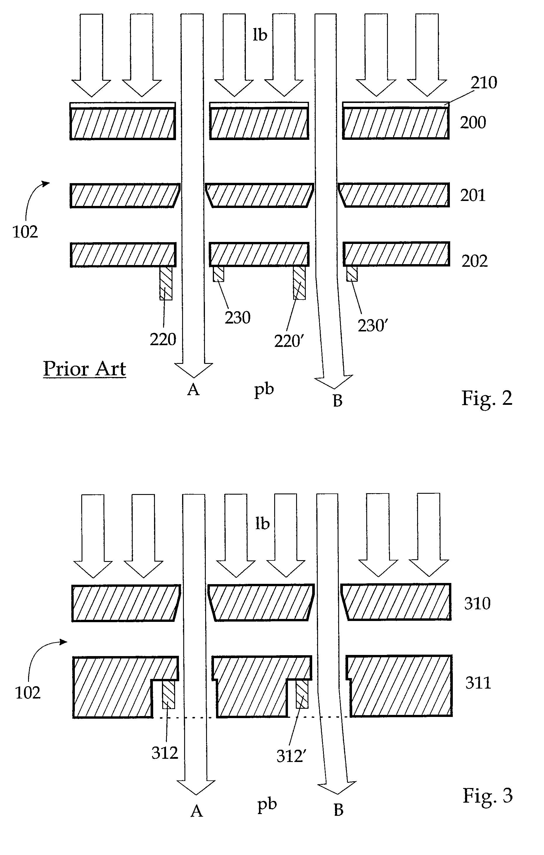 Multi-beam deflector array device for maskless particle-beam processing