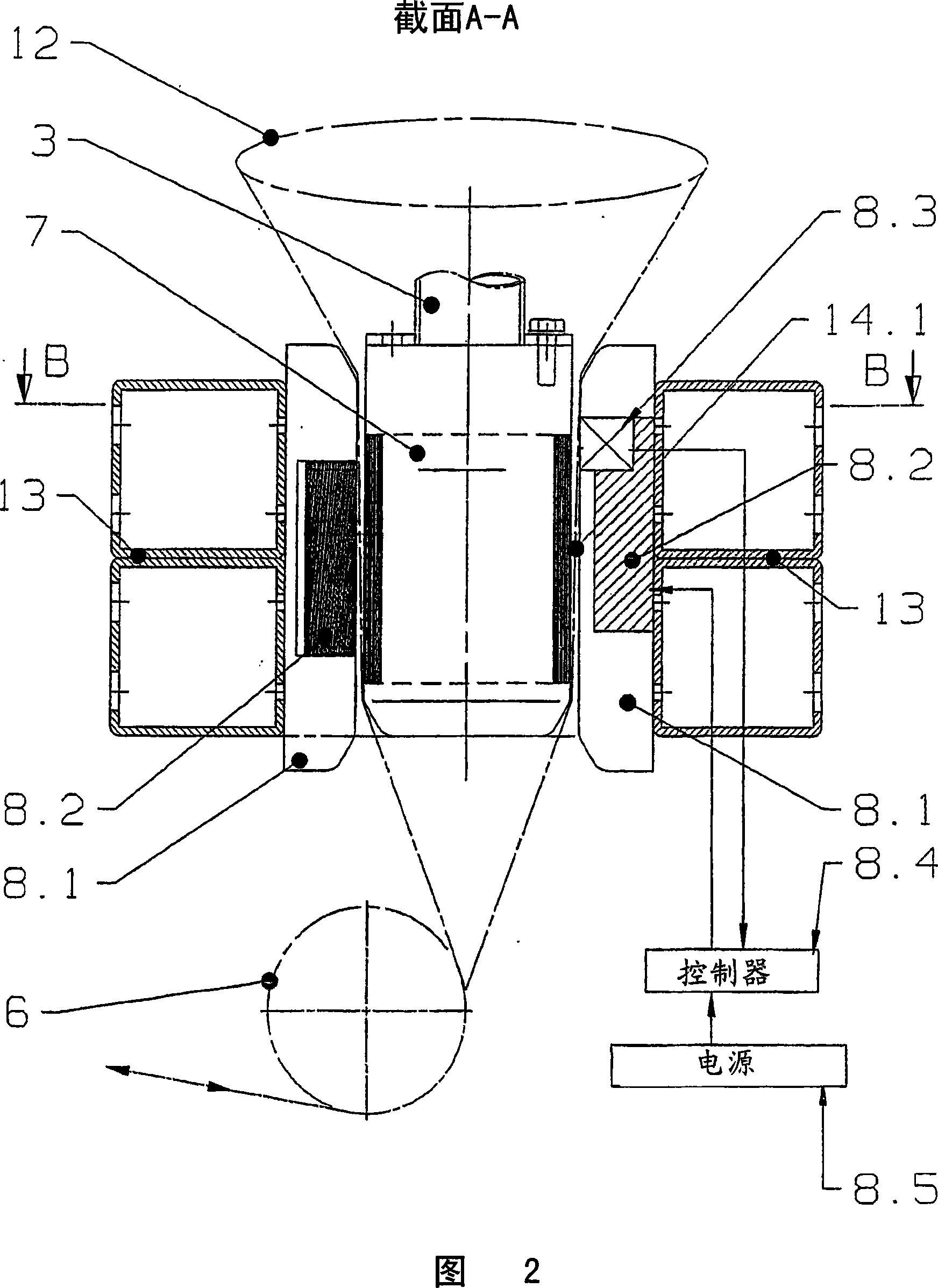 Circular expander for treating tubular fabric