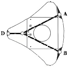 Robot space attitude calculation method based on structured light array remote recognition