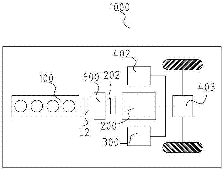 Power transmission system and vehicle with same