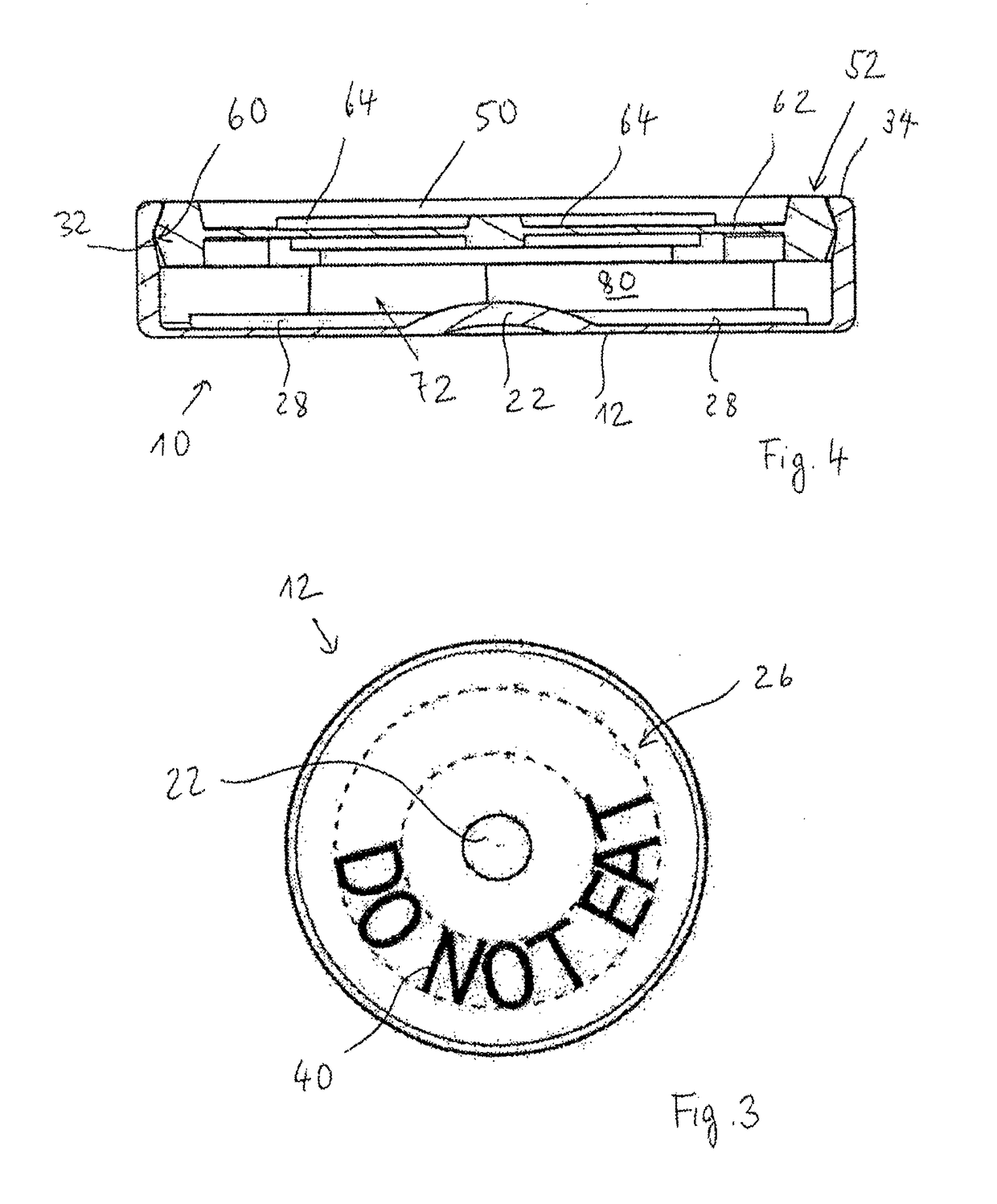 Canister for containing an active material