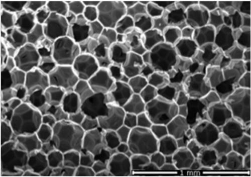 Alkaline alcohol amine foaming agent and application for preparing polyurethane spray foam materials