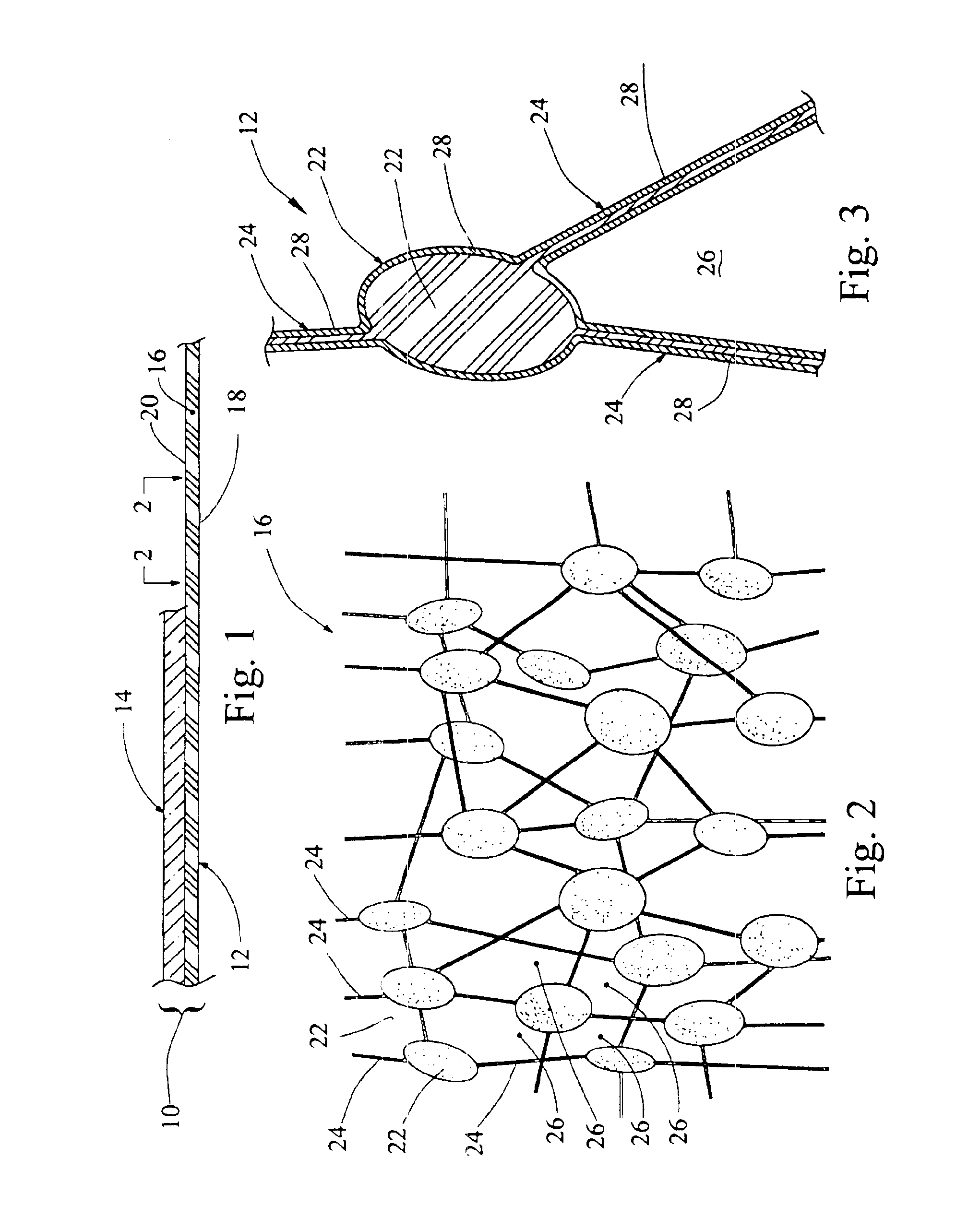 Porous membrane structure and method