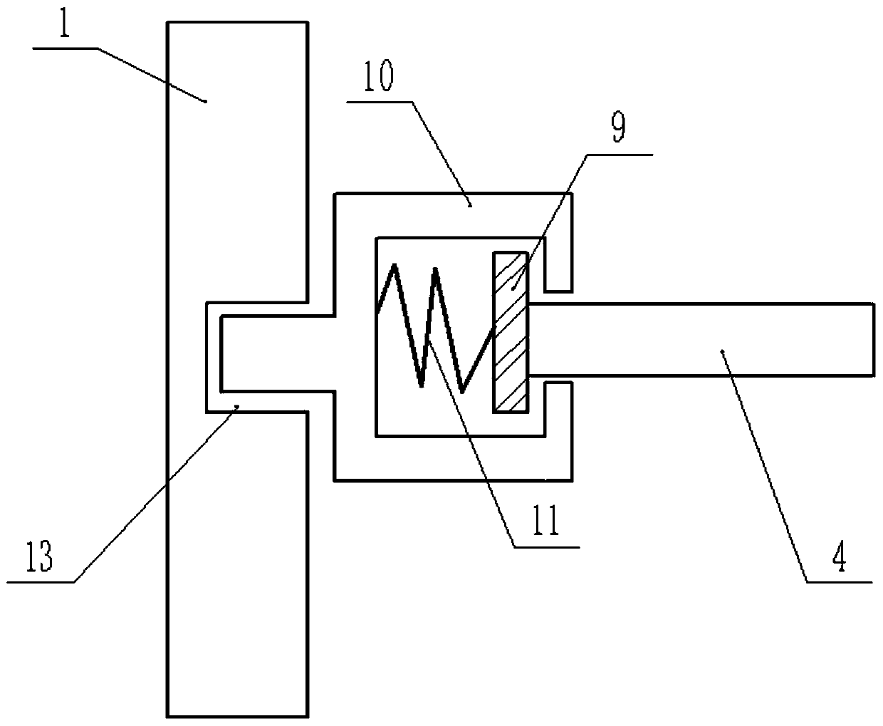 Retaining device for prevention and control of water soil erosion