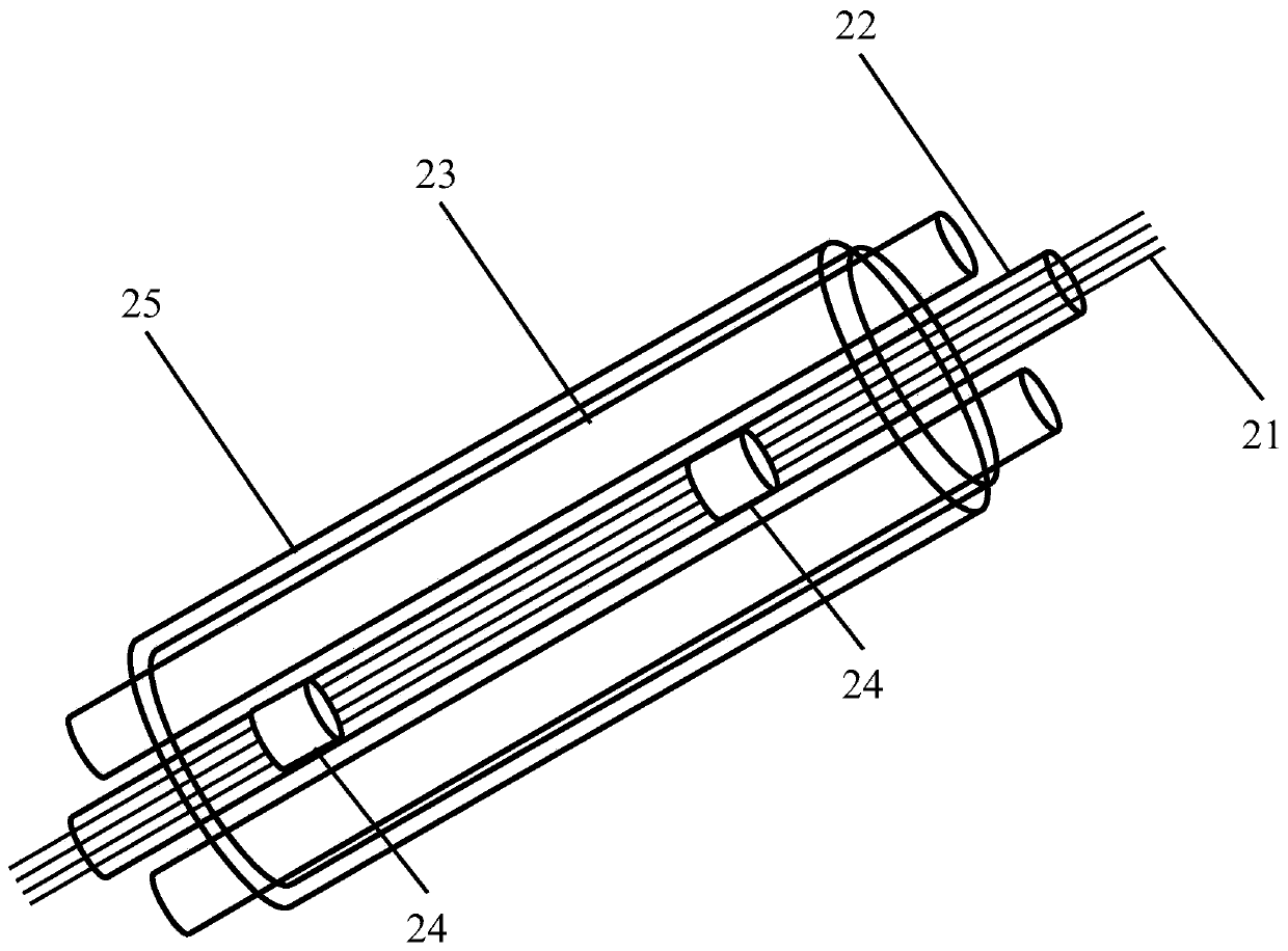 Underground pipeline monitoring system and method based on distributed optical fiber sensing