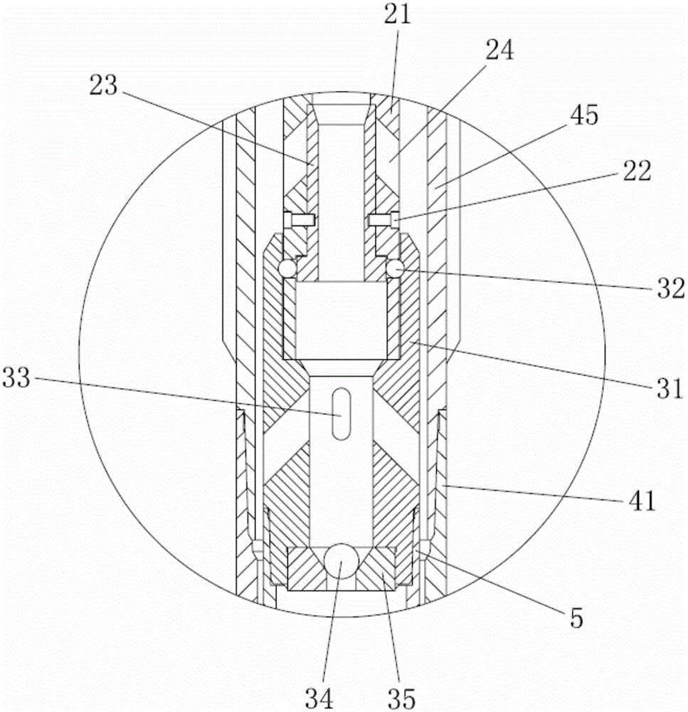 Hydraulic pressure type coring tool