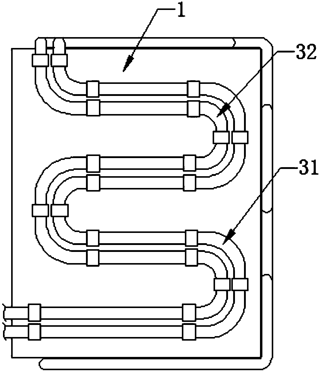 Vacuum temperature control test chamber