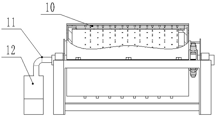 Positive and negative pressure air suction type roller precision seed-metering device