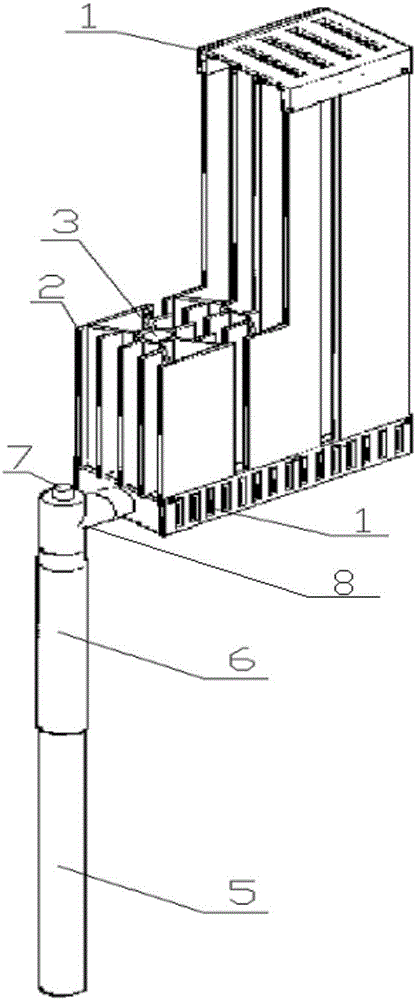 Underground gravity heat pipe direct heating device