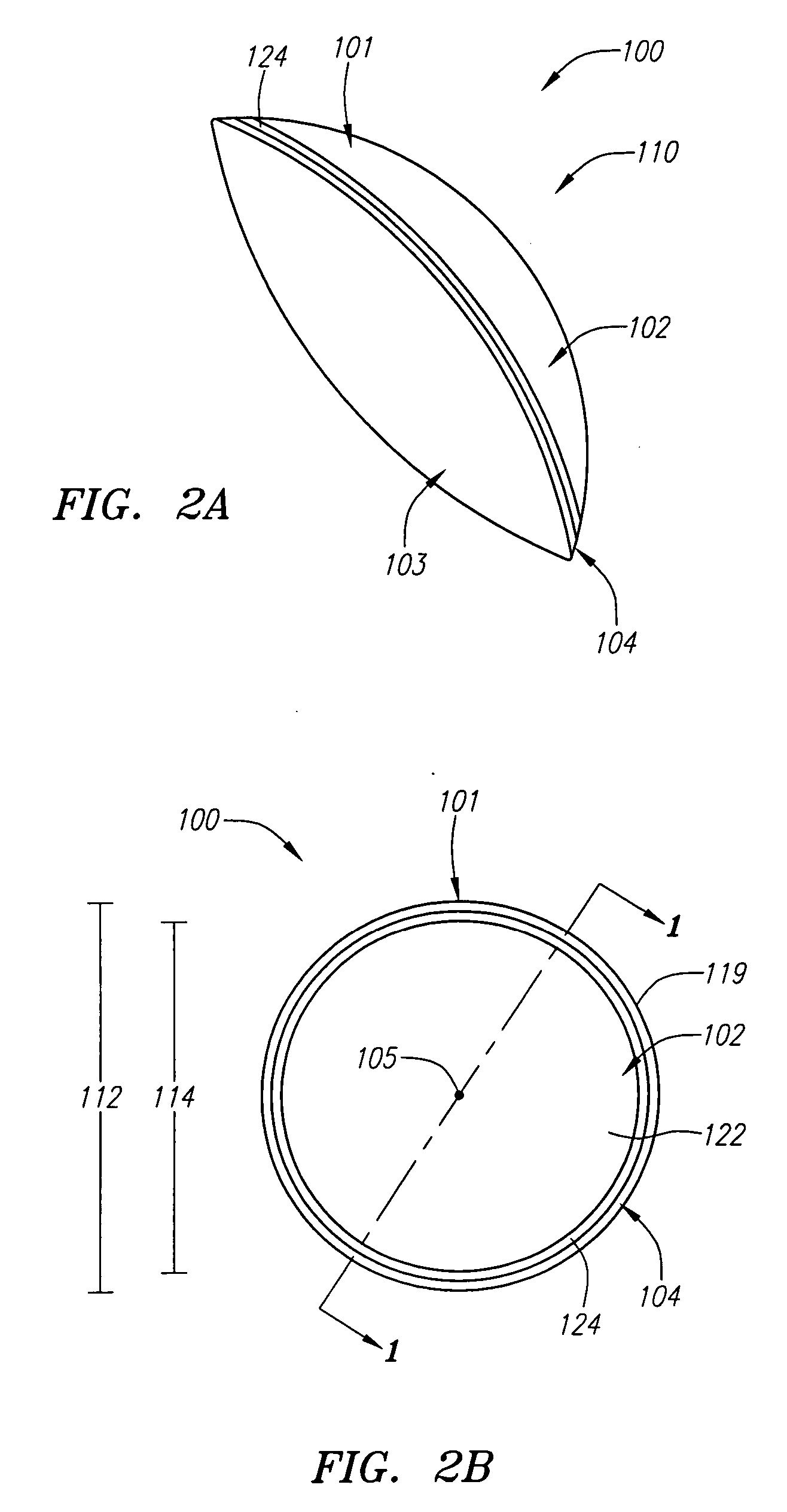 Implantable lenses with modified edge regions