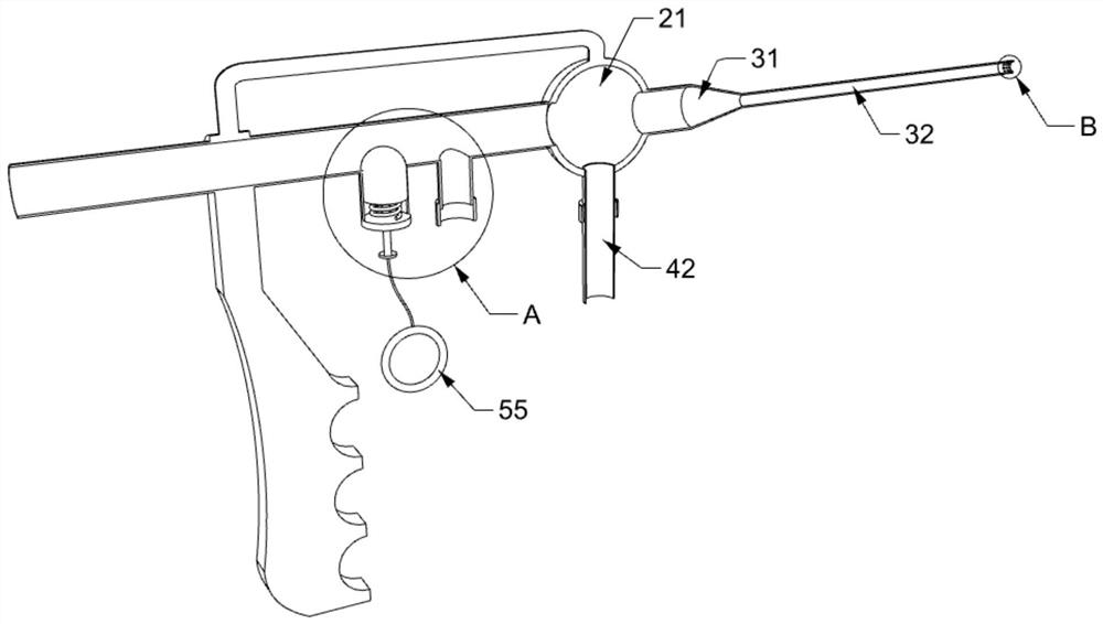 Sputum suction device for pediatric nursing