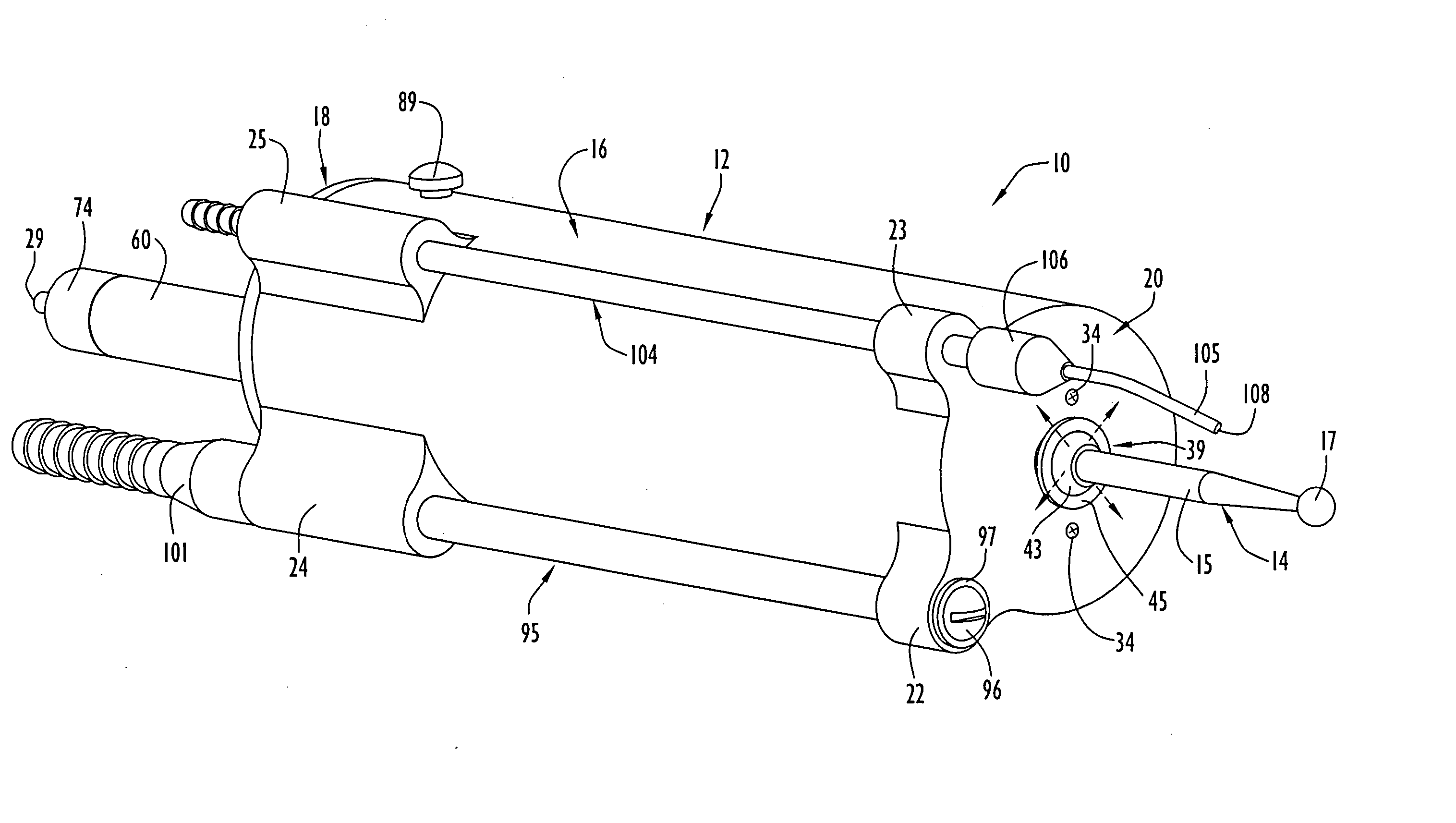 Motorized surgical handpiece